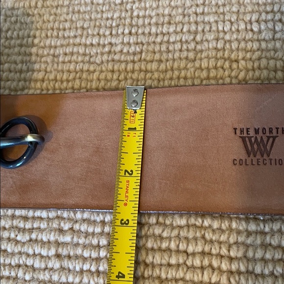 NWT Worth Leather Equestrian Style Belt - Picture 2 of 5